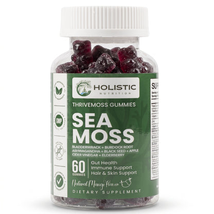 Holistic Nutra™ 10-IN-1 THRIVEMOSS Skin & Hair Gummies